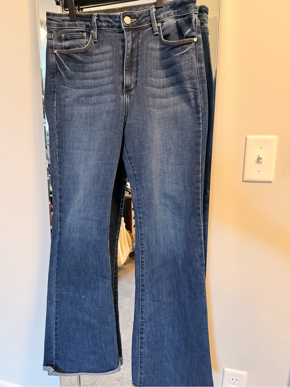 Just Black Indigo Flare Jeans